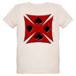 Ace Biker Iron Maltese Cross Organic Kids T-Shirt