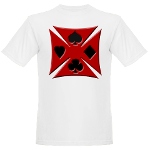 Ace Biker Iron Maltese Cross Organic Men's T-Shirt