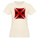 Ace Biker Iron Maltese Cross Organic Women's Fitte