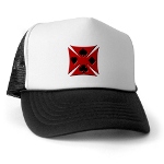 Ace Biker Iron Maltese Cross Trucker Hat