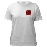 Ace Biker Iron Maltese Cross Women's T-Shirt