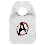 Anarchy Now Bib