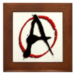 Anarchy Now Framed Tile