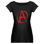 Anarchy Now Maternity Dark T-Shirt