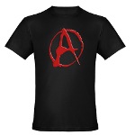 Anarchy Now Men's Fitted T-Shirt (dark)