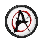 Anarchy Now Wall Clock