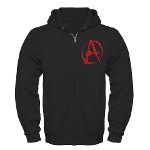 Anarchy Now Zip Hoodie (dark)