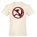 Anti-Communism Organic Men's Fitted T-Shirt