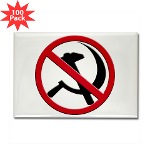 Anti-Communism Rectangle Magnet (100 pack)