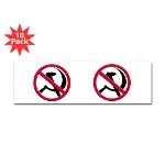 Anti-Communism Sticker (Bumper 10 pk)