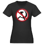 Anti-Communism Women's Fitted T-Shirt (dark)