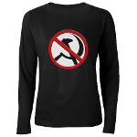 Anti-Communism Women's Long Sleeve Dark T-Shirt