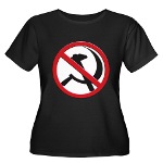 Anti-Communism Women's Plus Size Scoop Neck Dark T