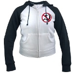 Anti-Communism Women's Raglan Hoodie