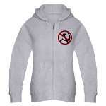 Anti-Communism Women's Zip Hoodie