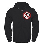 Anti-Communism Zip Hoodie (dark)