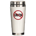Anti-Union Ceramic Travel Mug
