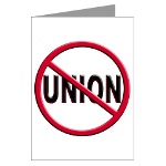 Anti-Union Greeting Cards (Pk of 20)