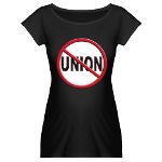 Anti-Union Maternity Dark T-Shirt