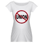 Anti-Union Maternity T-Shirt