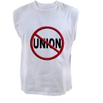 Anti-Union Men's Sleeveless Tee