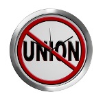 Anti-Union Modern Wall Clock