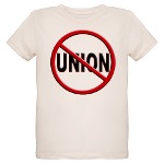 Anti-Union Organic Kids T-Shirt