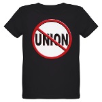 Anti-Union Organic Kids T-Shirt (dark)