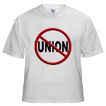 Anti-Union White T-Shirt