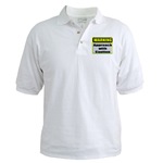 WARNING: Approach With Caution Golf Shirt