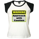 WARNING: Approach With Caution Women's Cap Sleeve T-Shirt