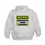 WARNING: Approach With Caution Kids Hoodie