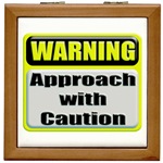 Approach With Caution Tile Box