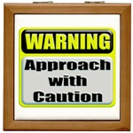 WARNING: Approach With Caution Tile Box