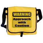 Approach With Caution Messenger Bag