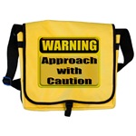 WARNING: Approach With Caution Messenger Bag