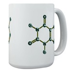 Caffeine Molecule Large Coffee Mug 