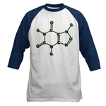 3d design of The Caffeine Molecule Structure Trimethylxanthine C8H10N4O2