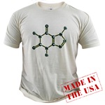 Caffeine Molecule Organic Cotton Tee