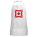 BBQ Apron Featuring the Canadian Flag Biker Maltese Iron Chopper Cross