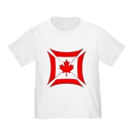 Canadian Biker Cross Infant/Toddler T-Shirt