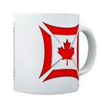 Coffee Mug Featuring the Canadian Flag Biker Maltese Iron Chopper Cross