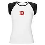 Canadian Biker Cross Women's Cap Sleeve T-Shirt