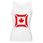 Canadian Biker Cross Women's Tank Top