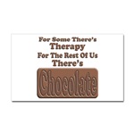 Chocolate Therapy Rectangular Sticker