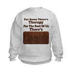 Chocolate Therapy Kids Sweatshirt