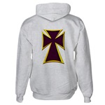 Christian Biker Cross Hooded Sweatshirt