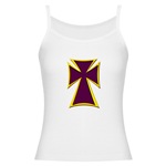 Christian Biker Cross Jr. Spaghetti Tank