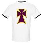 Christian Biker Cross Ringer T