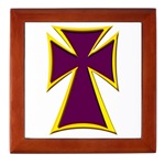 Christian Biker Cross Tile Box